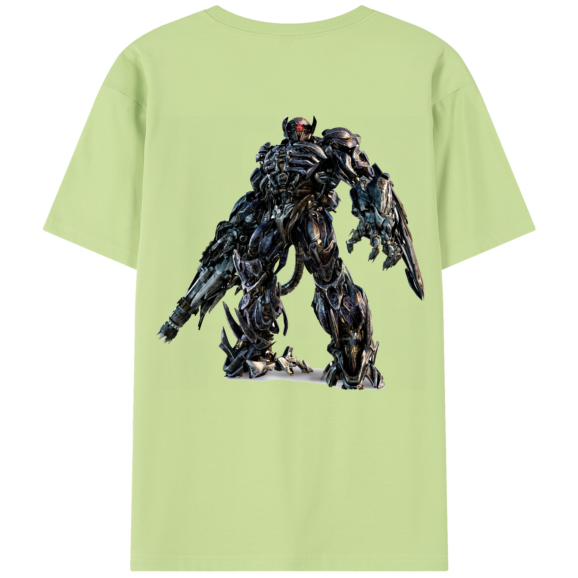 （画像用） Transformers トランスフォーマー 綿100％半袖Tシャツ（背面プリント）